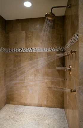 Shower Plumbing in Rahns, PA by Palmerio Plumbing LLC.