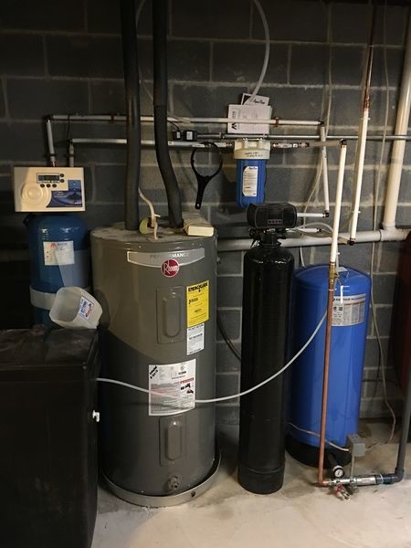 Acid Neutralizer & Pump Tank Installation with Whole House Filter in Boyertown (1)